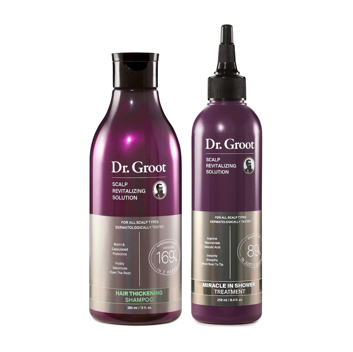 Dr. Groot Thickening Shampoo & Scalp Treatment Set