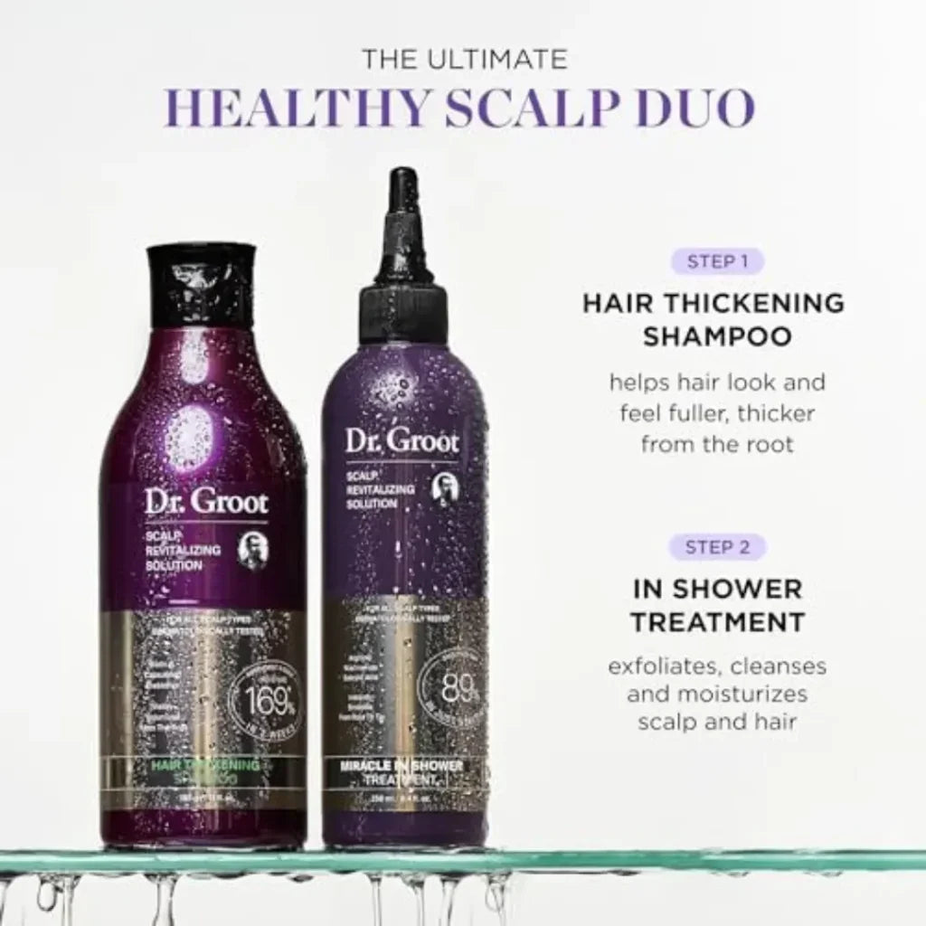 Dr. Groot Thickening Shampoo & Scalp Treatment Set