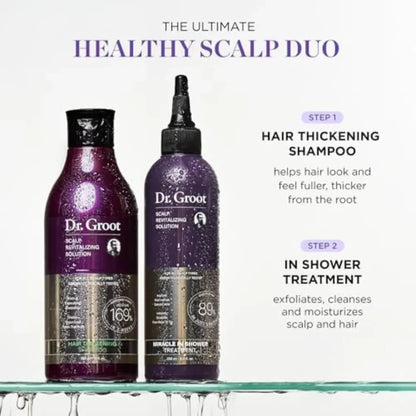 Dr. Groot Thickening Shampoo & Scalp Treatment Set